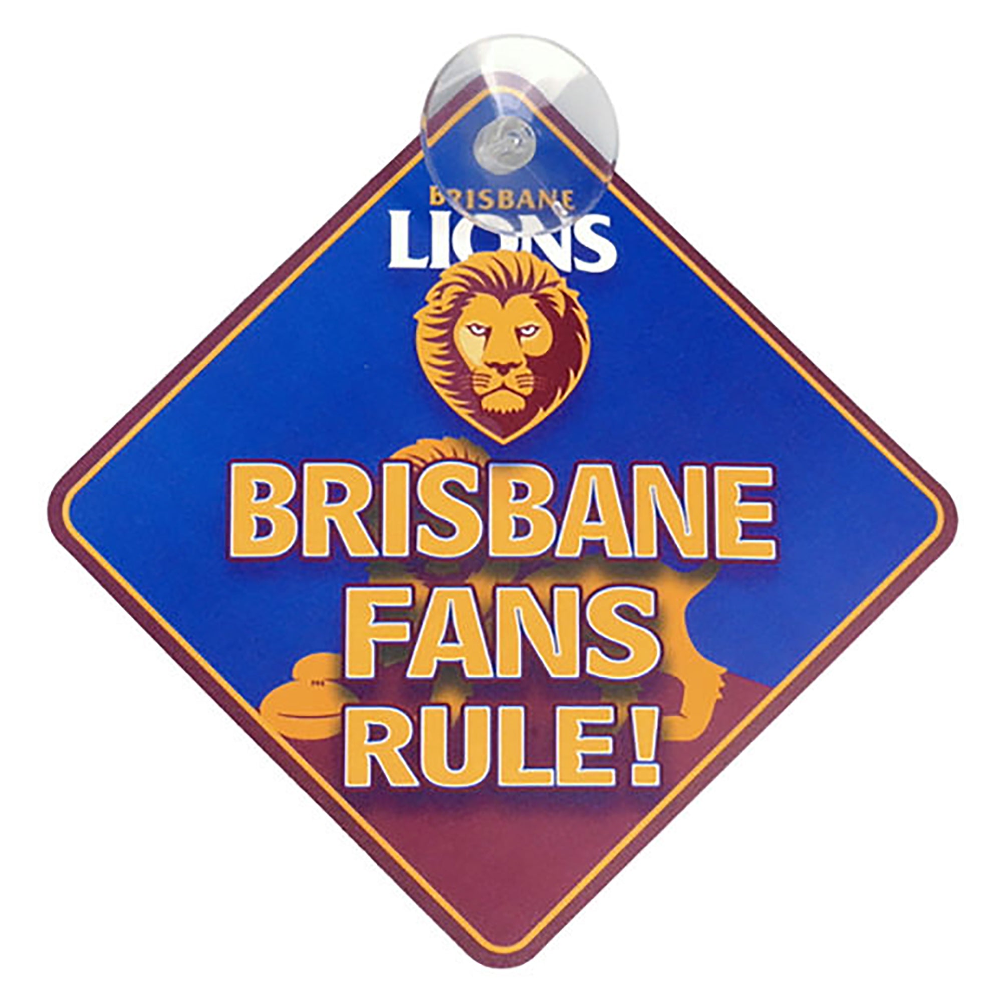 Neto Brisbane Lions Car Sign