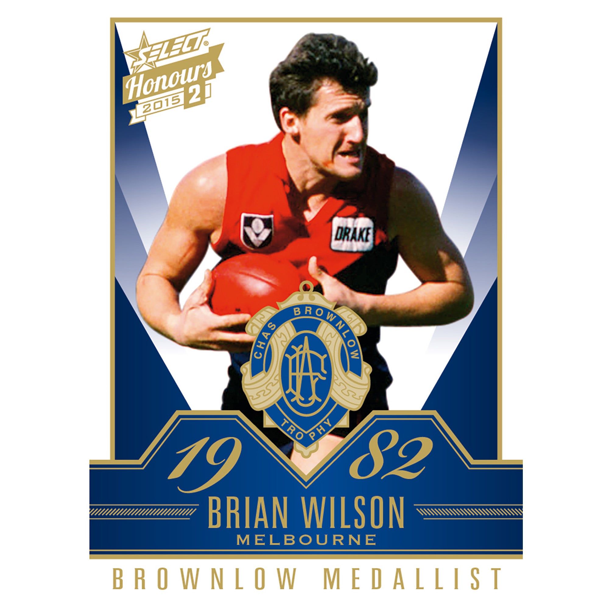 AFL Select Australia 2015 Select Honours 2 - Brownlow Gallery Brian Wilson Melbourne BG82