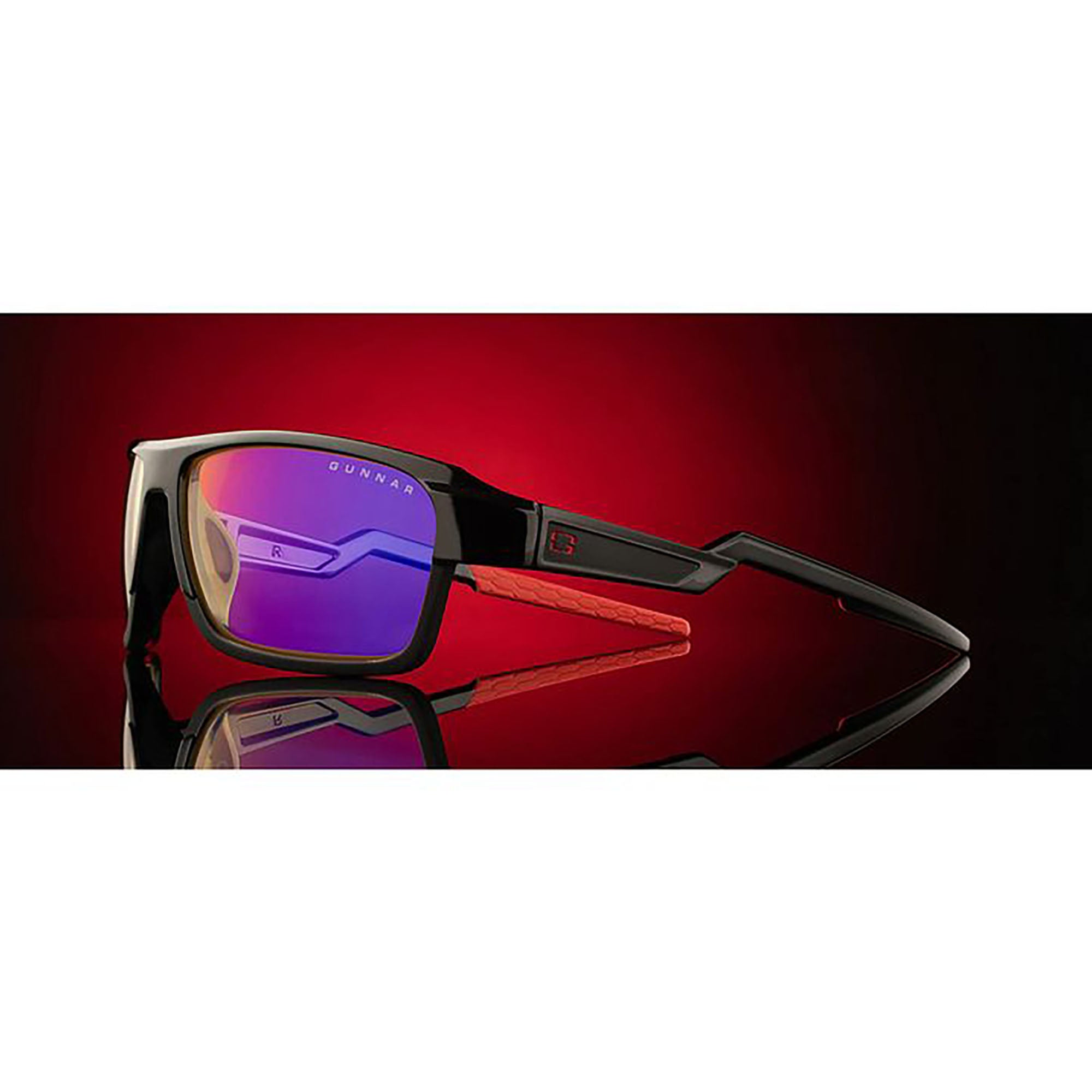 Gunnar Lightning Bolt Indoor Digital Eyewear, Amber Onyx