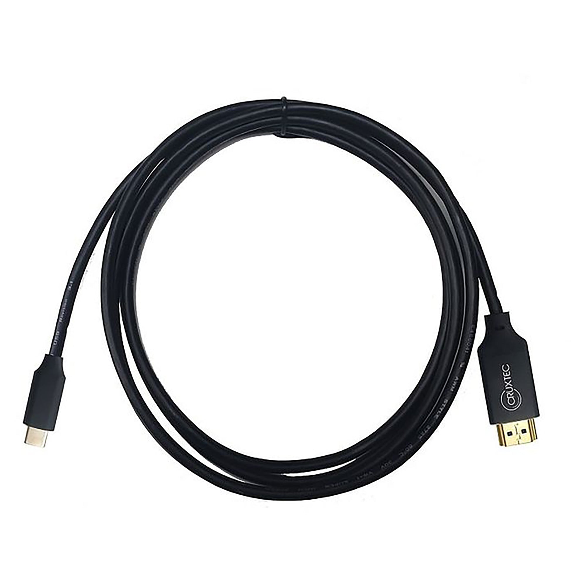Cruxtec CH4K-02-BK USB-C Male to HDMI Male -4K/60Hz Cable (2 mtrs)