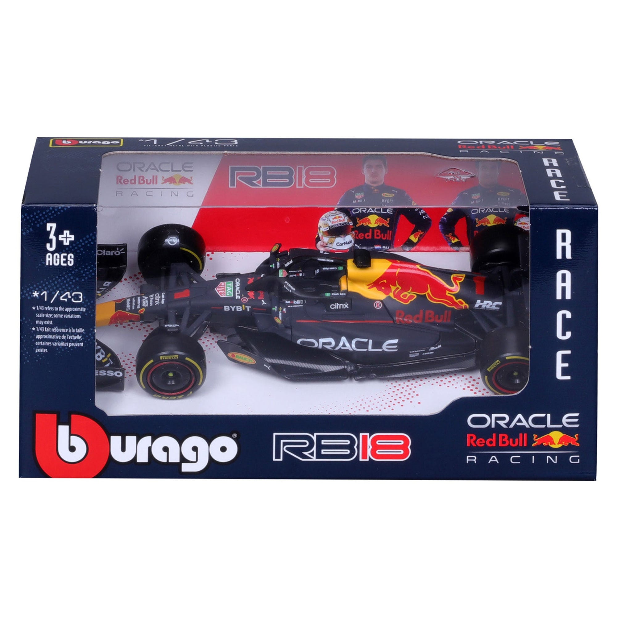Bburago 1:43 2022 F-1 Red Bull Racing RB 18 #1 Verstappen