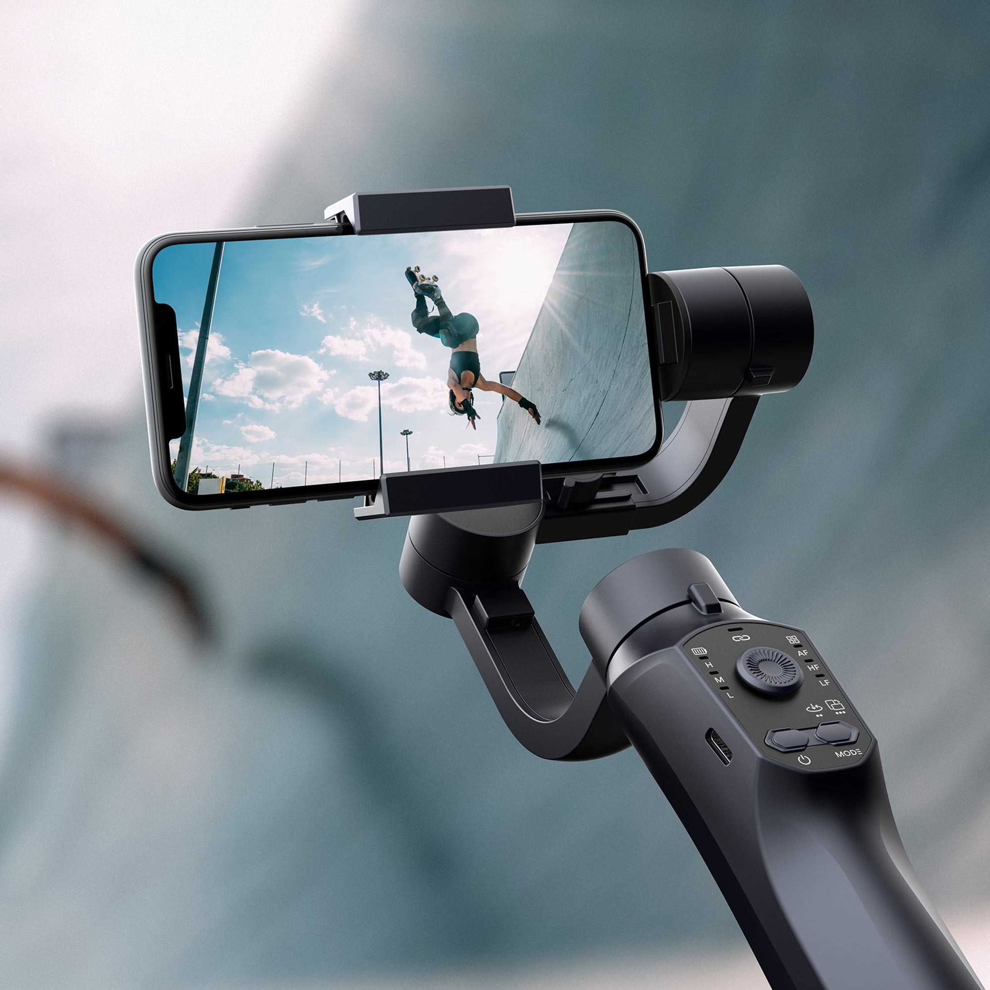 Zero-X 3Axis Gimbal With Ai And Fill Light New