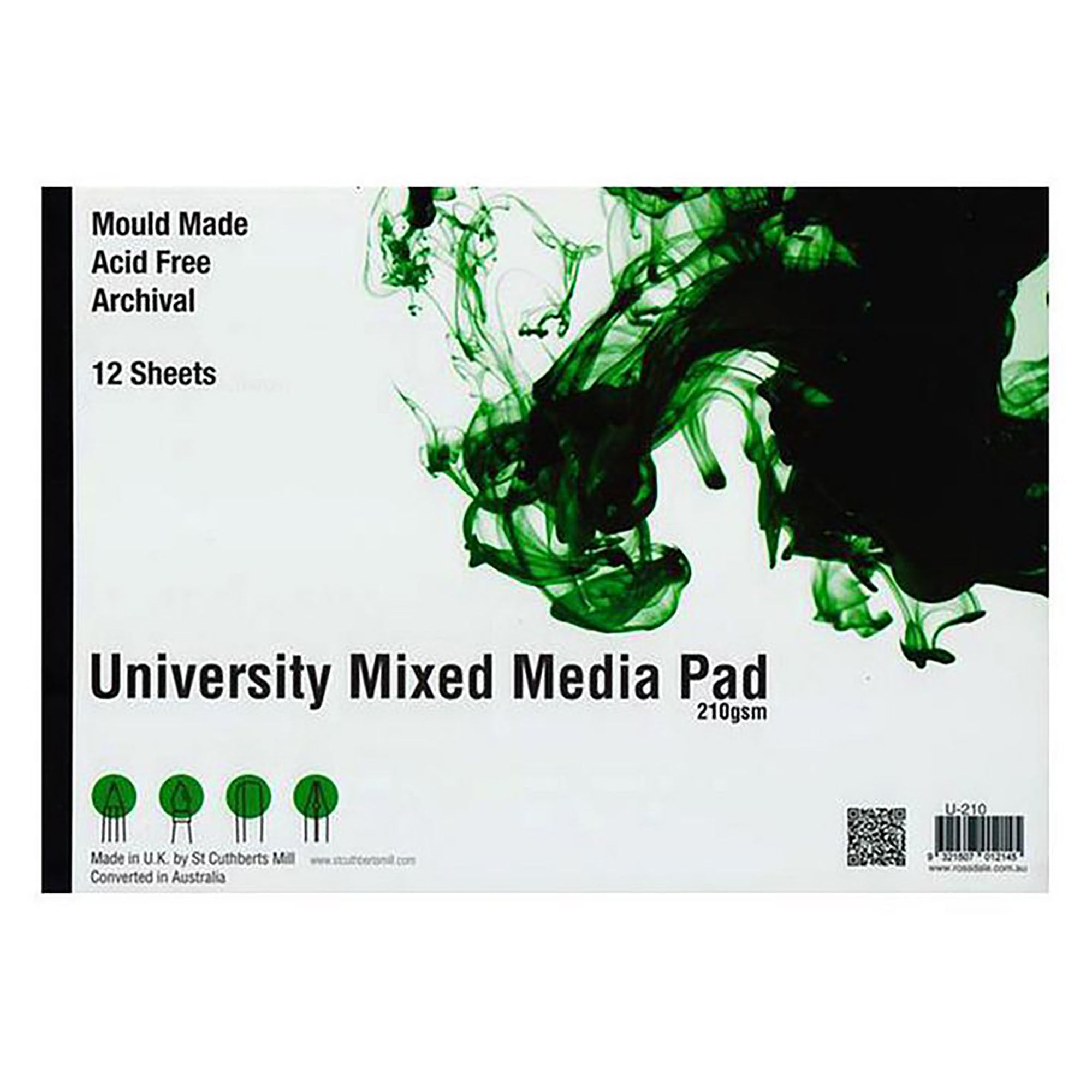 St Cuthberts Mill University A3 Pad 210gsm (12 sheets)