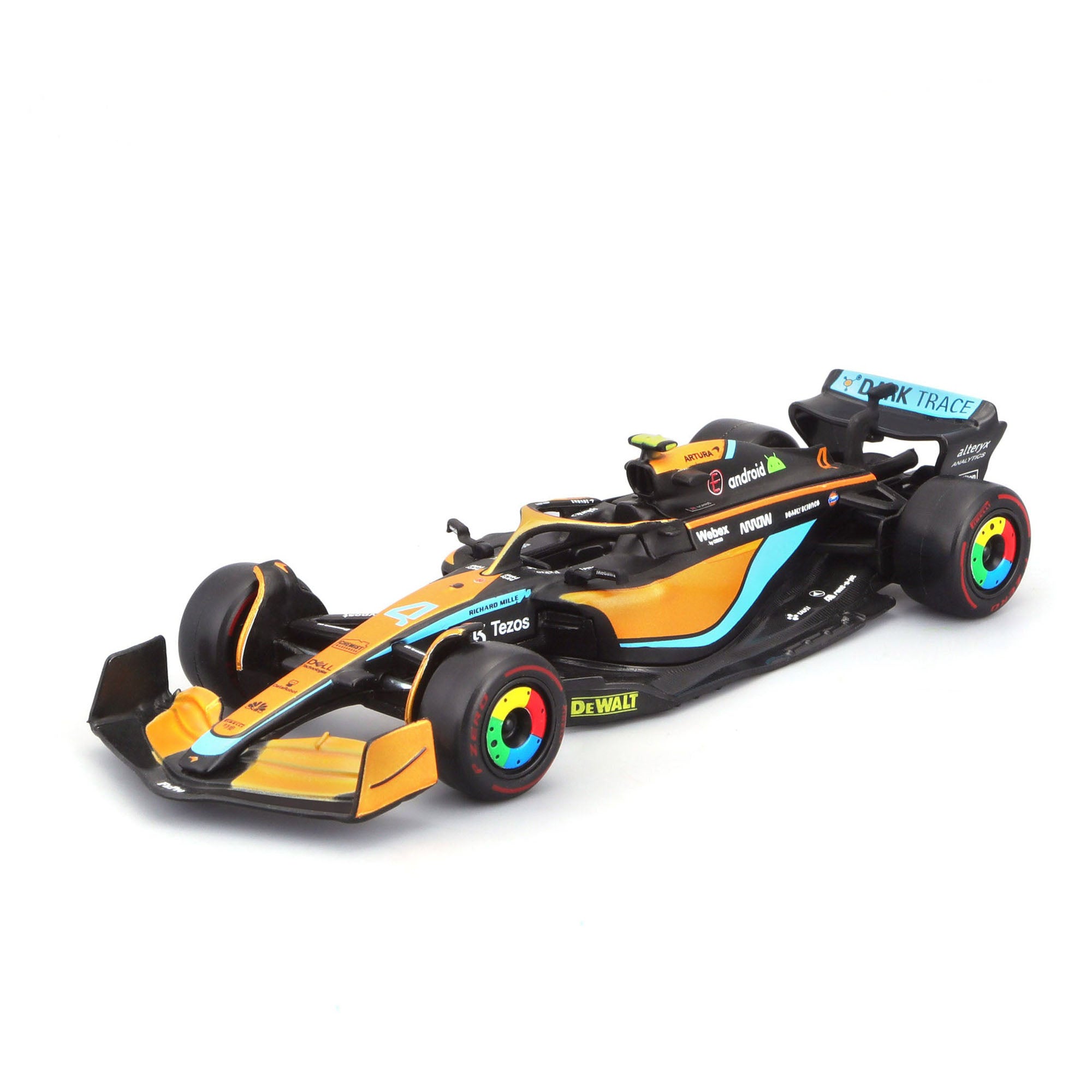 Bburago 1:43 2022 F-1 McLaren MCL 36 #4 Norris