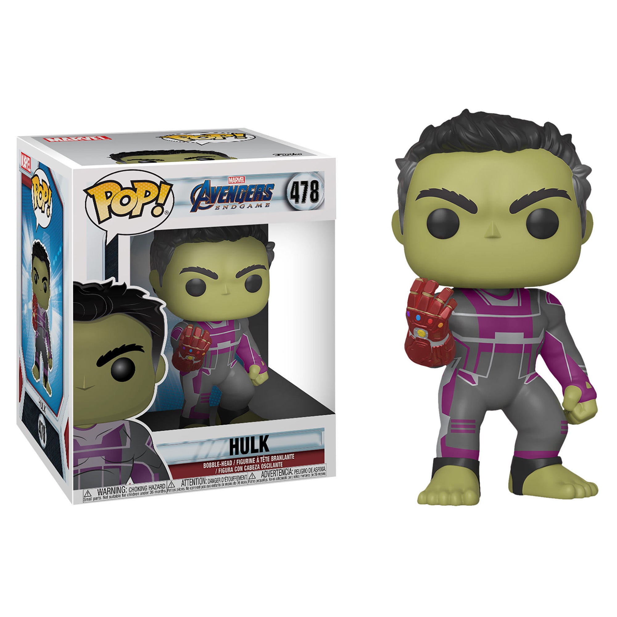 Funko Avengers 4: Endgame - Hulk with Gauntlet Pop! Vinyl Figure (6 inches)