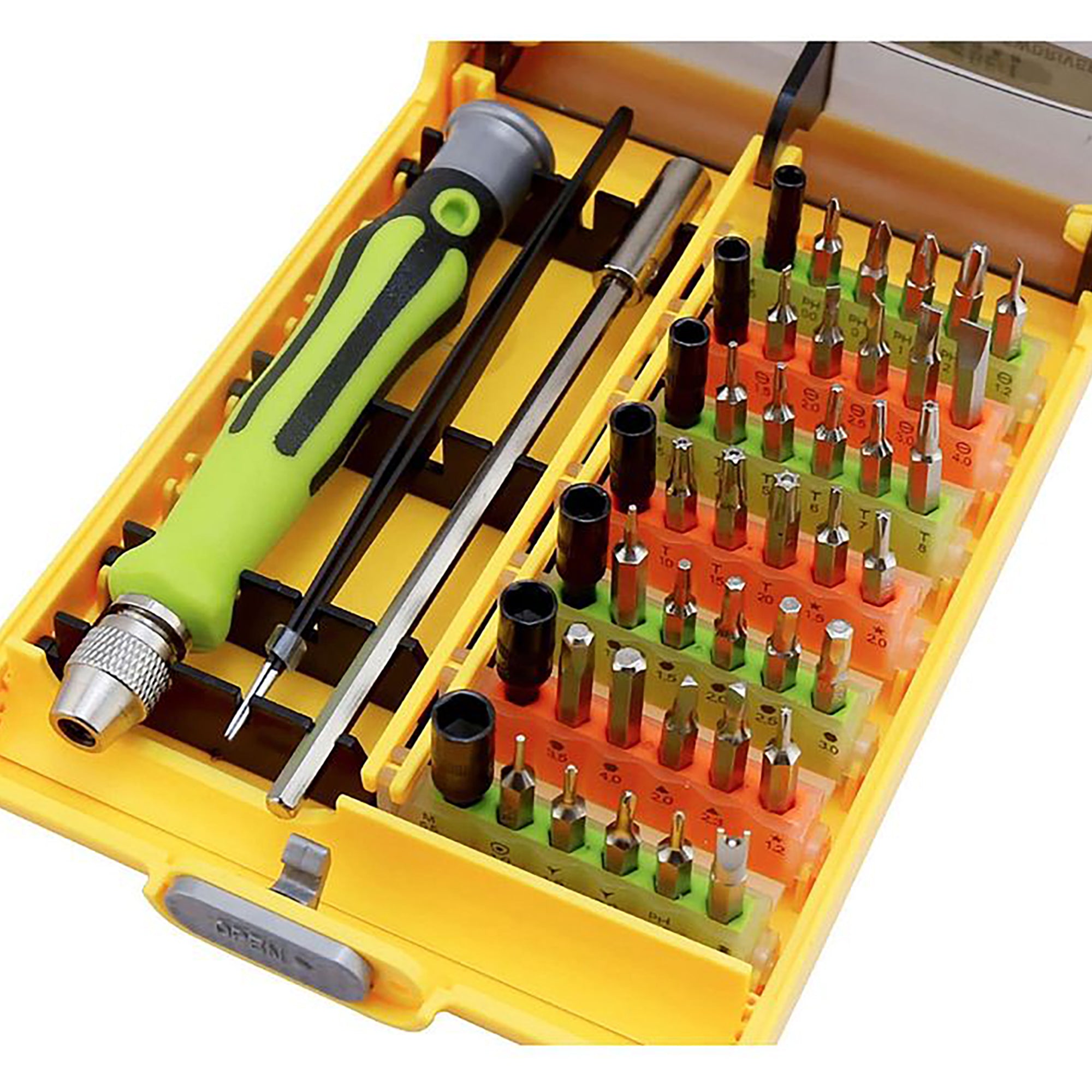 BST Magnetic Precision Screwdriver Set with Carry Case (45 pieces)