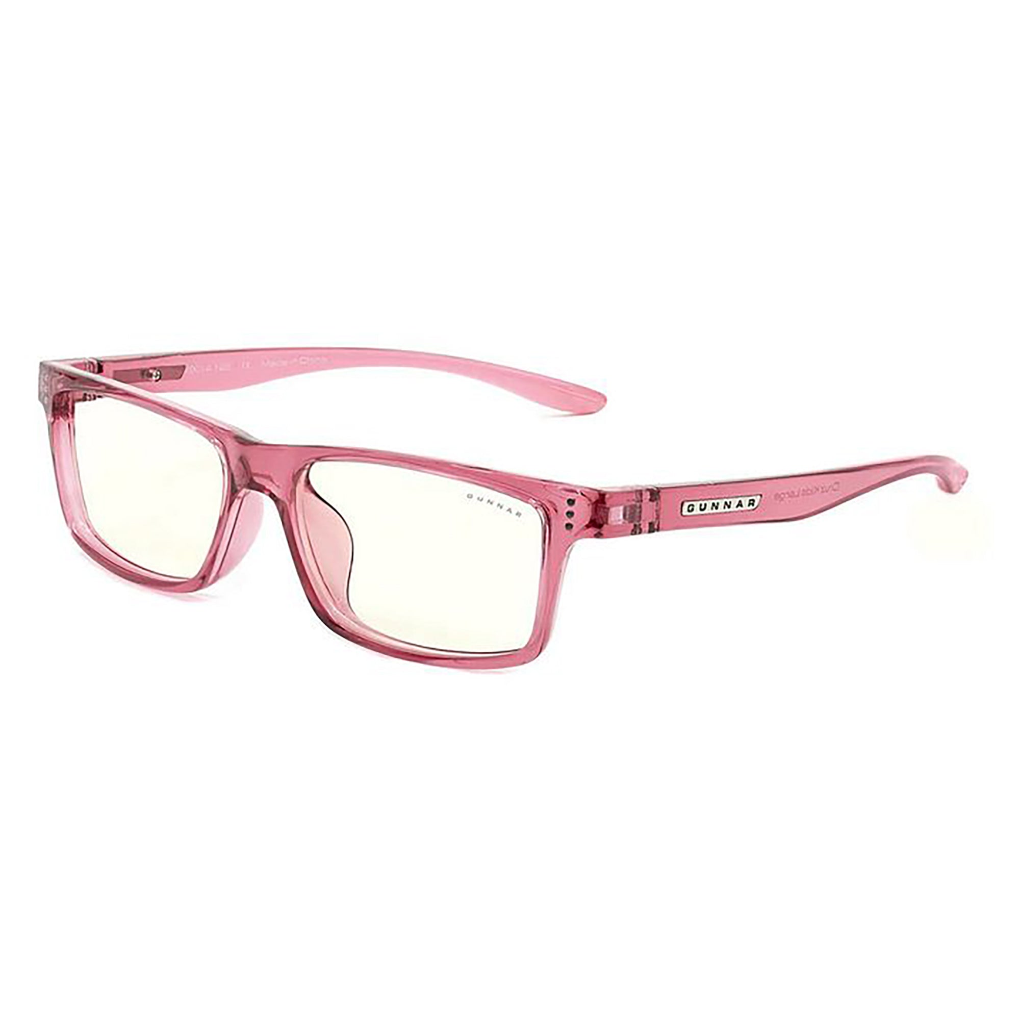 Gunnar Cruz Kids Indoor Digital Eyewear/Glasses, Pink (8-12 years)