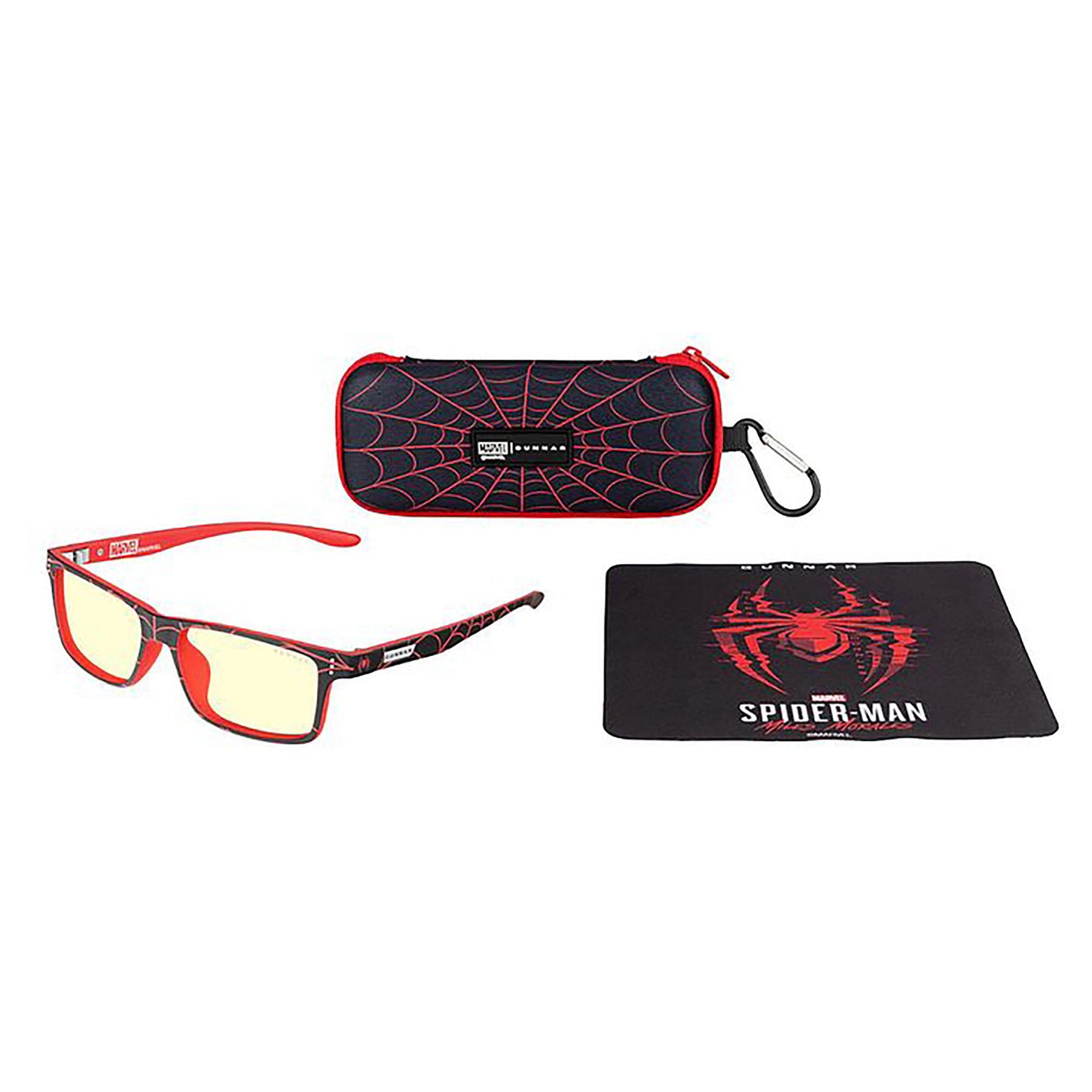 Gunnar Cruz Amber Spider-Man Miles Edition Indoor Digital Eyewear, Morales