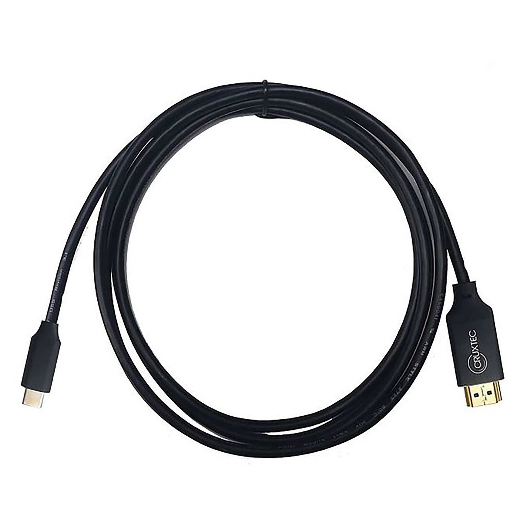 Cruxtec CH8K-02-BK USB-C Male to HDMI Male -8K/60Hz Cable 2m, Black (2 mtrs)