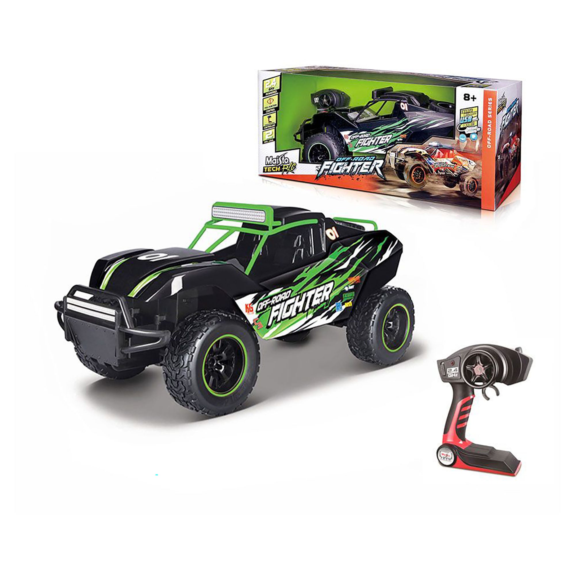 Maisto Tech 1:6 Off Road Fighter 2.4Ghz Rc Vehicle