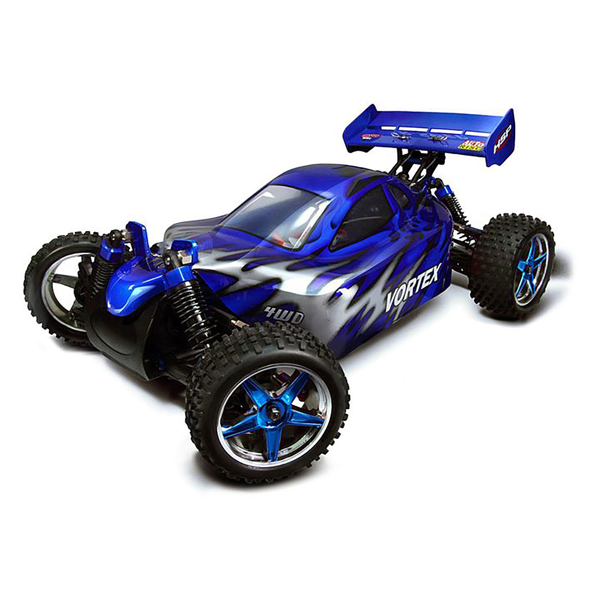 HSP Racing 94106-88805 Vortex 2.4GHz 2SP Nitro 4WD Off Road 1/10 Scale RC Buggy