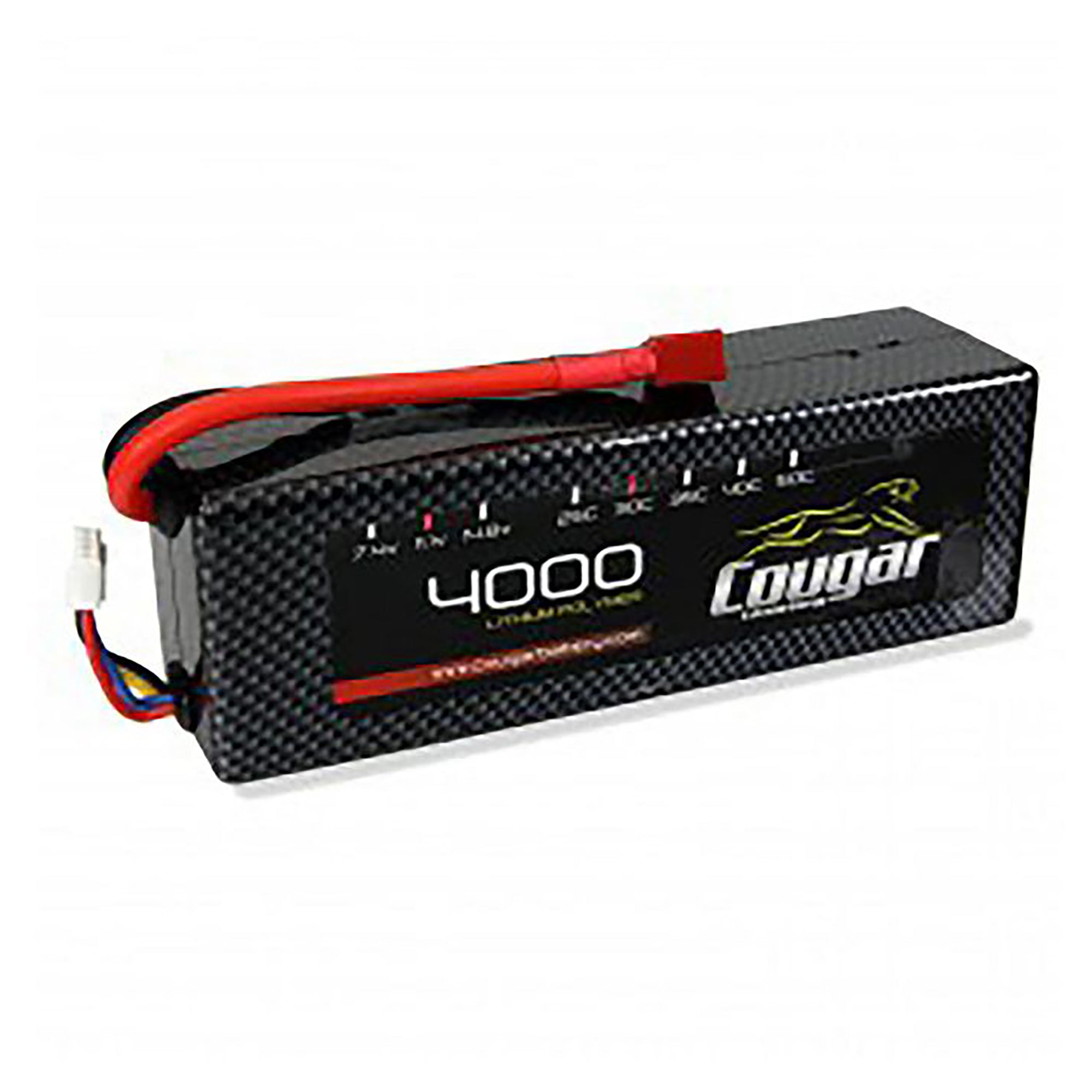 Cougar 4000mAh 11.1v 3S 30C Hard Case LiPo Battery