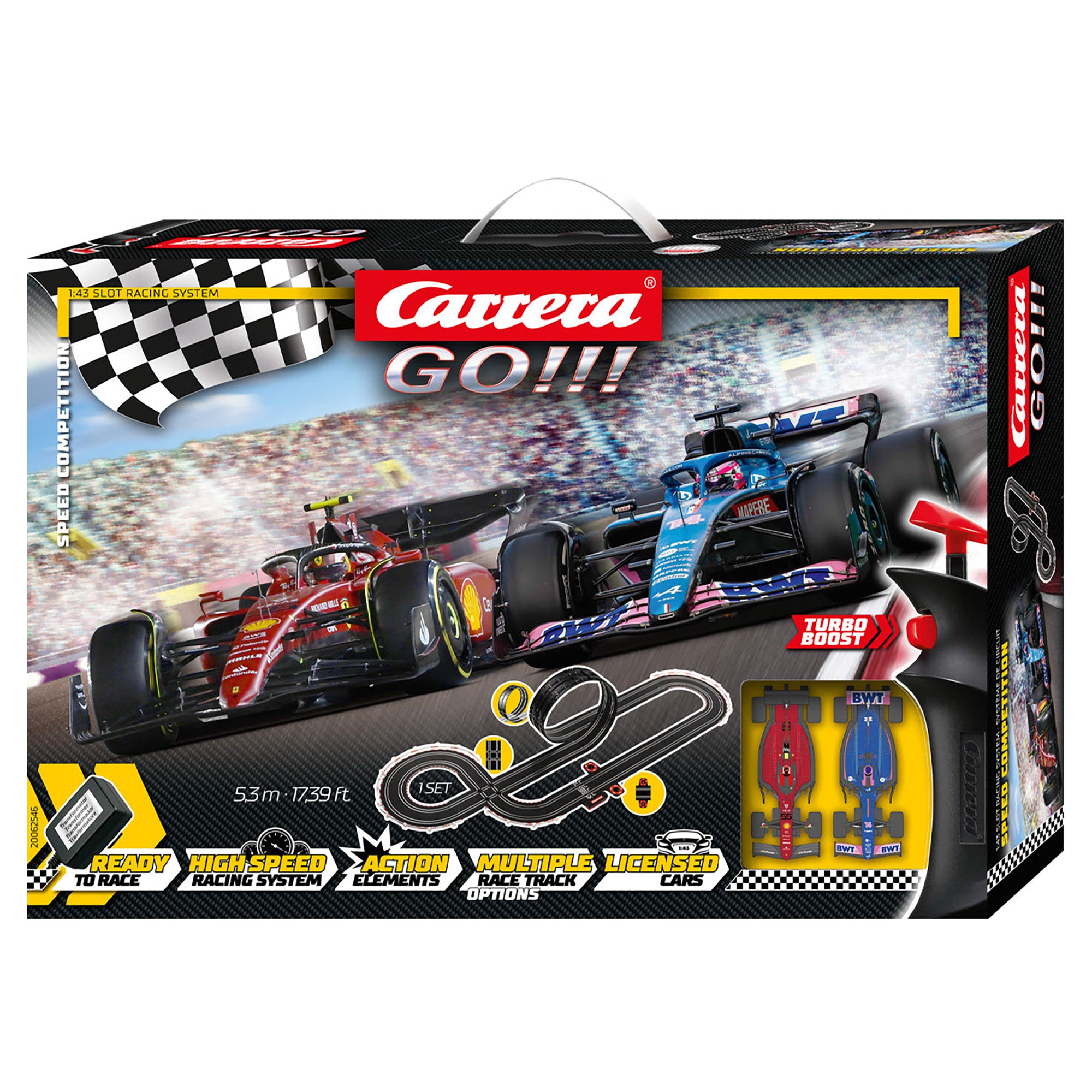 Carrera F1 Speed Competition Track (5.3 mtrs)