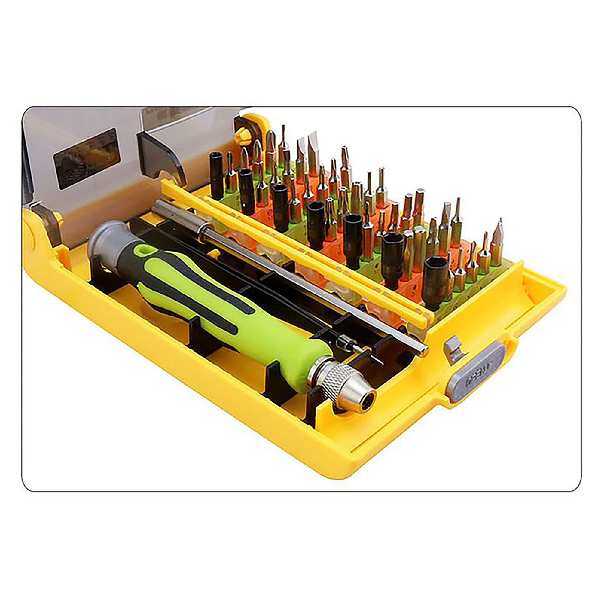 BST Magnetic Precision Screwdriver Set with Carry Case (45 pieces)