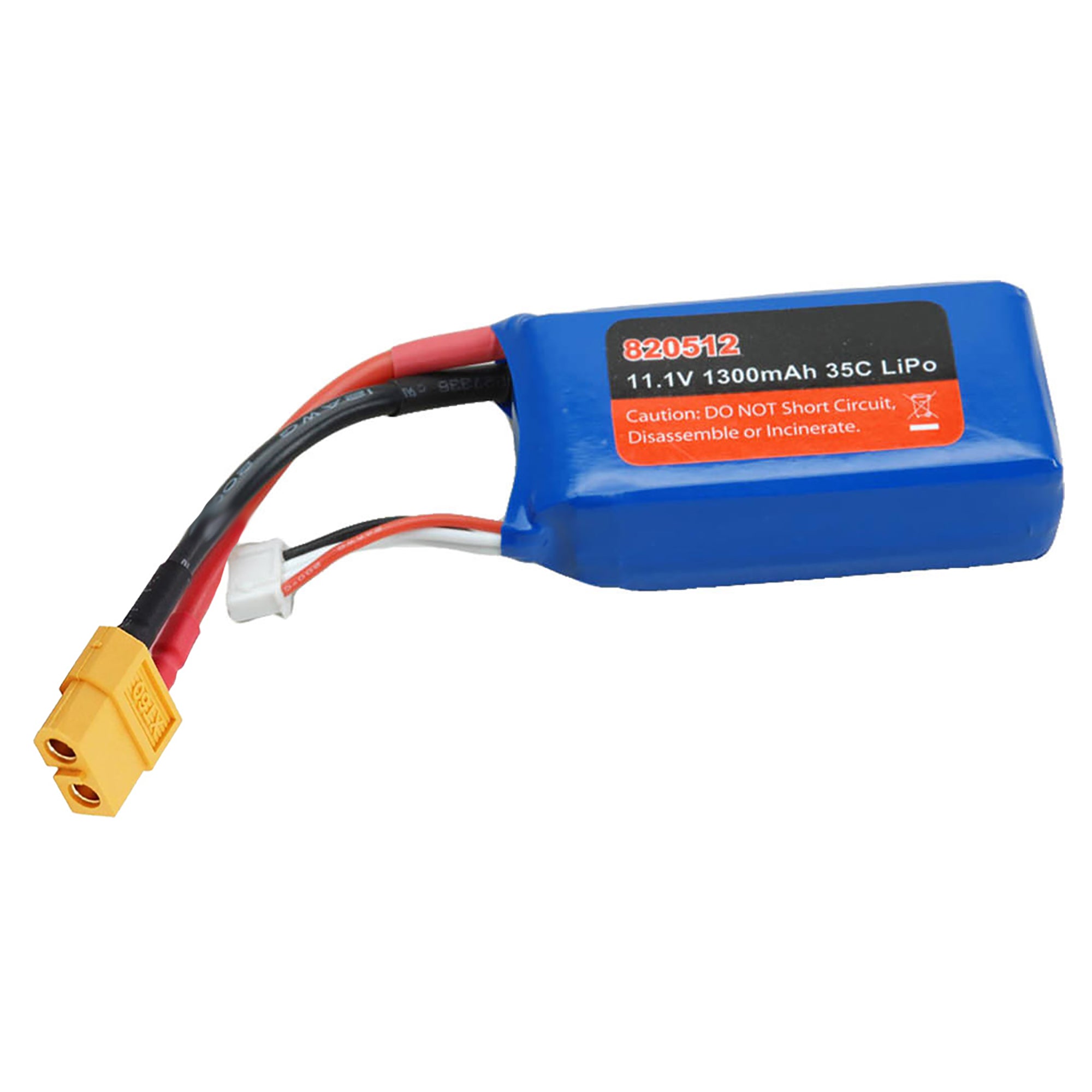 Joysway 820512 11.1V 1300mAh LiPo Battery XT60 Connector